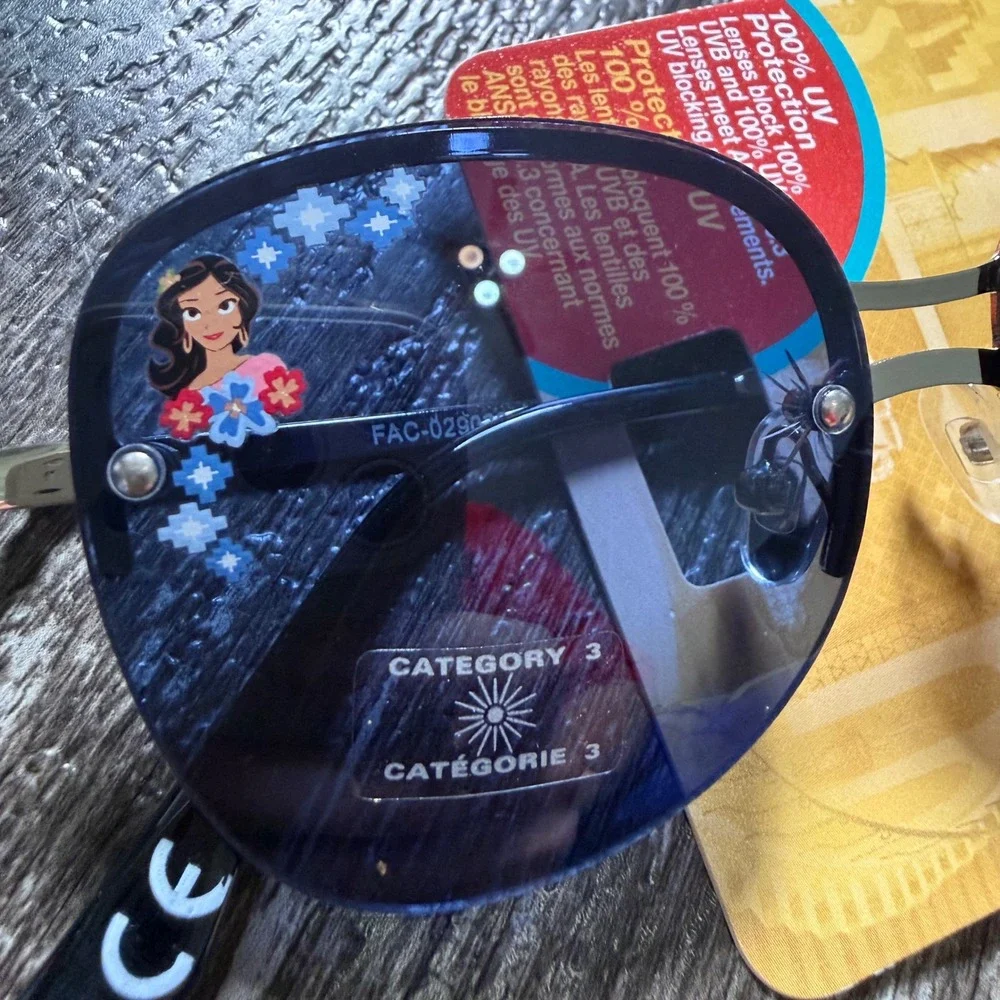 Disney Elena of Avalor Sunglasses Girls Kids Blue‎ Gold Princess UV Protection